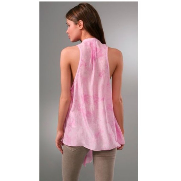 ELIZABETH & JAMES Raspberry Sleeveless Tokyo Top - Picture 3 of 7